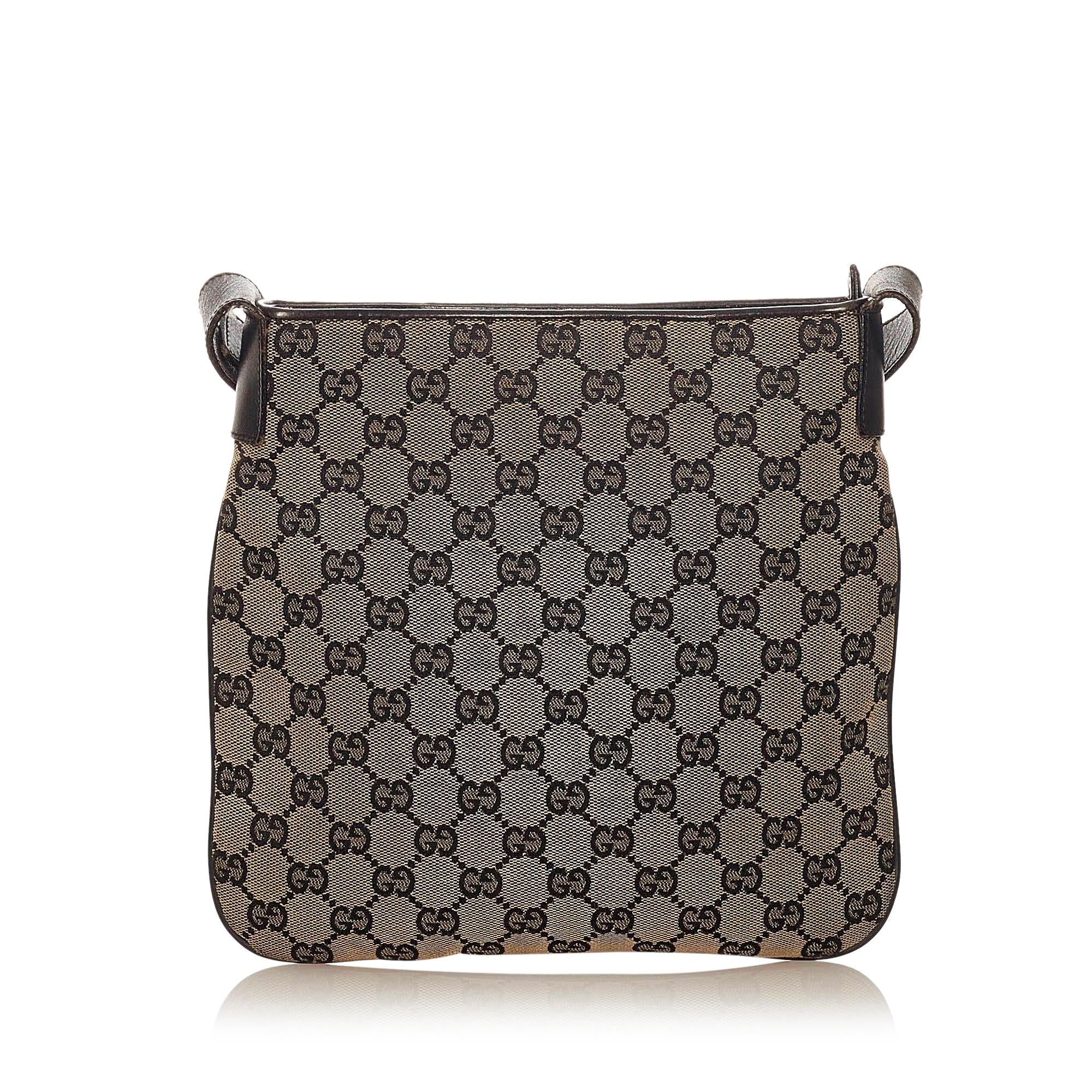 Gucci Gucci Canvas Crossbody Bag (SHG-28150)