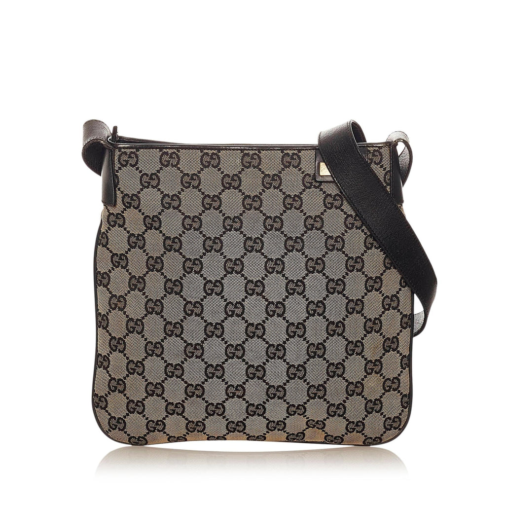 Gucci Gucci Canvas Crossbody Bag (SHG-28150)