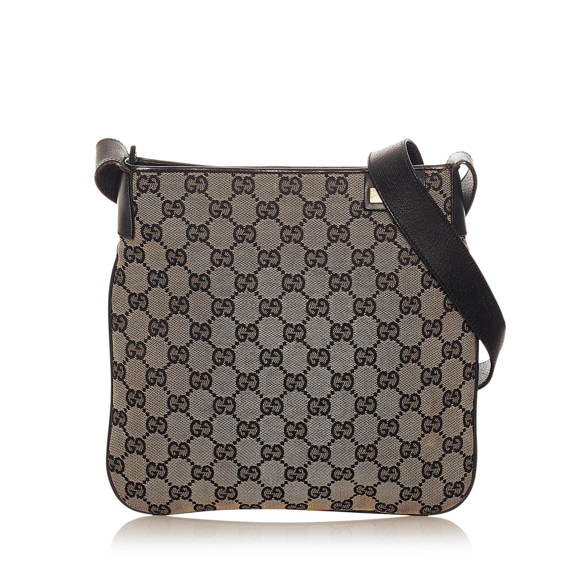 Gucci Gucci Canvas Crossbody Bag (SHG-28150)
