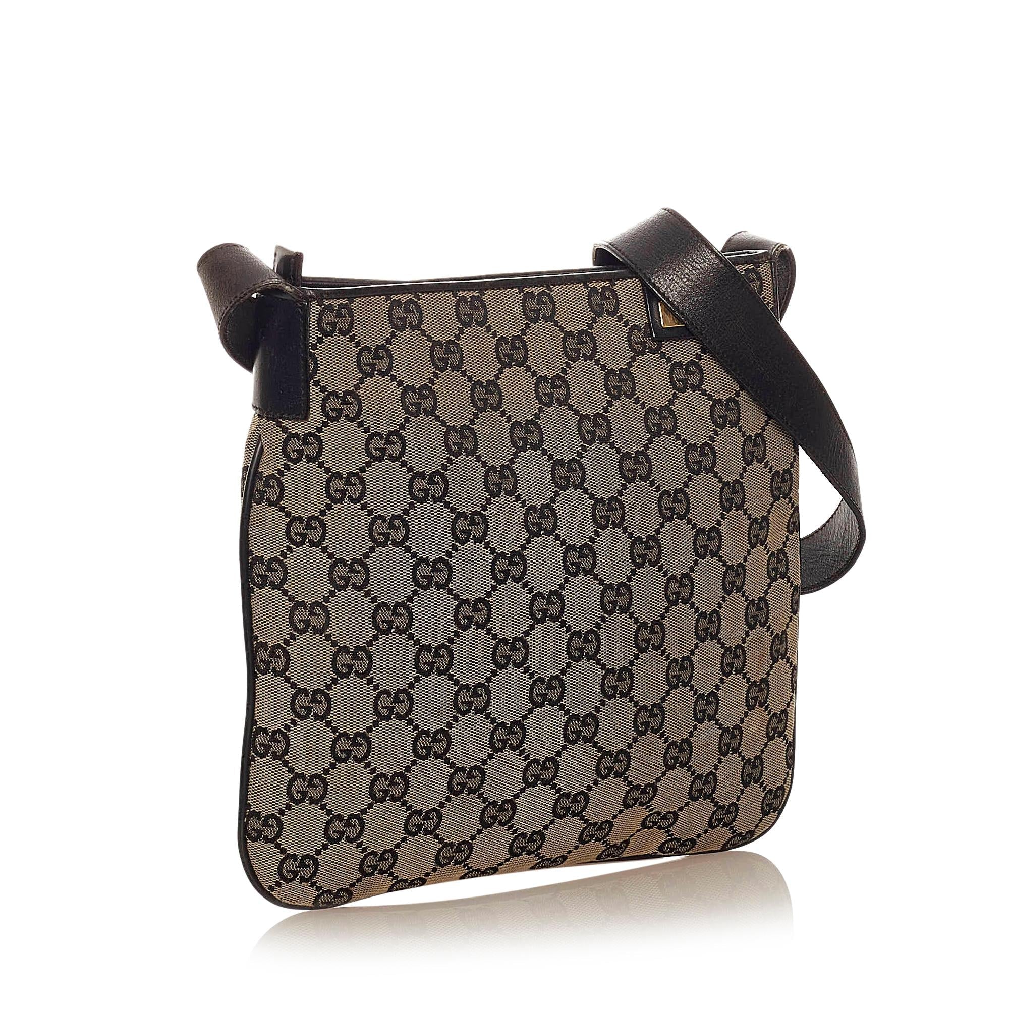 Gucci Gucci Canvas Crossbody Bag (SHG-28150)