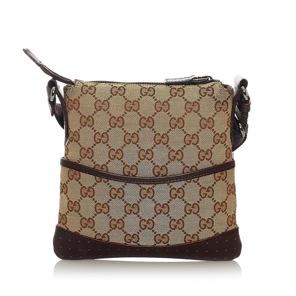Gucci Gucci Canvas Crossbody Bag (SHG-28553)