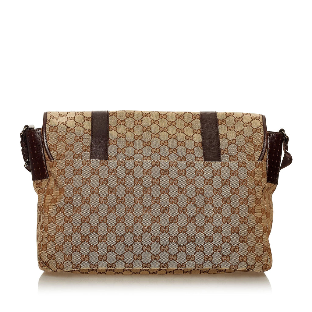 Gucci Gucci Canvas Crossbody Bag (SHG-28989)