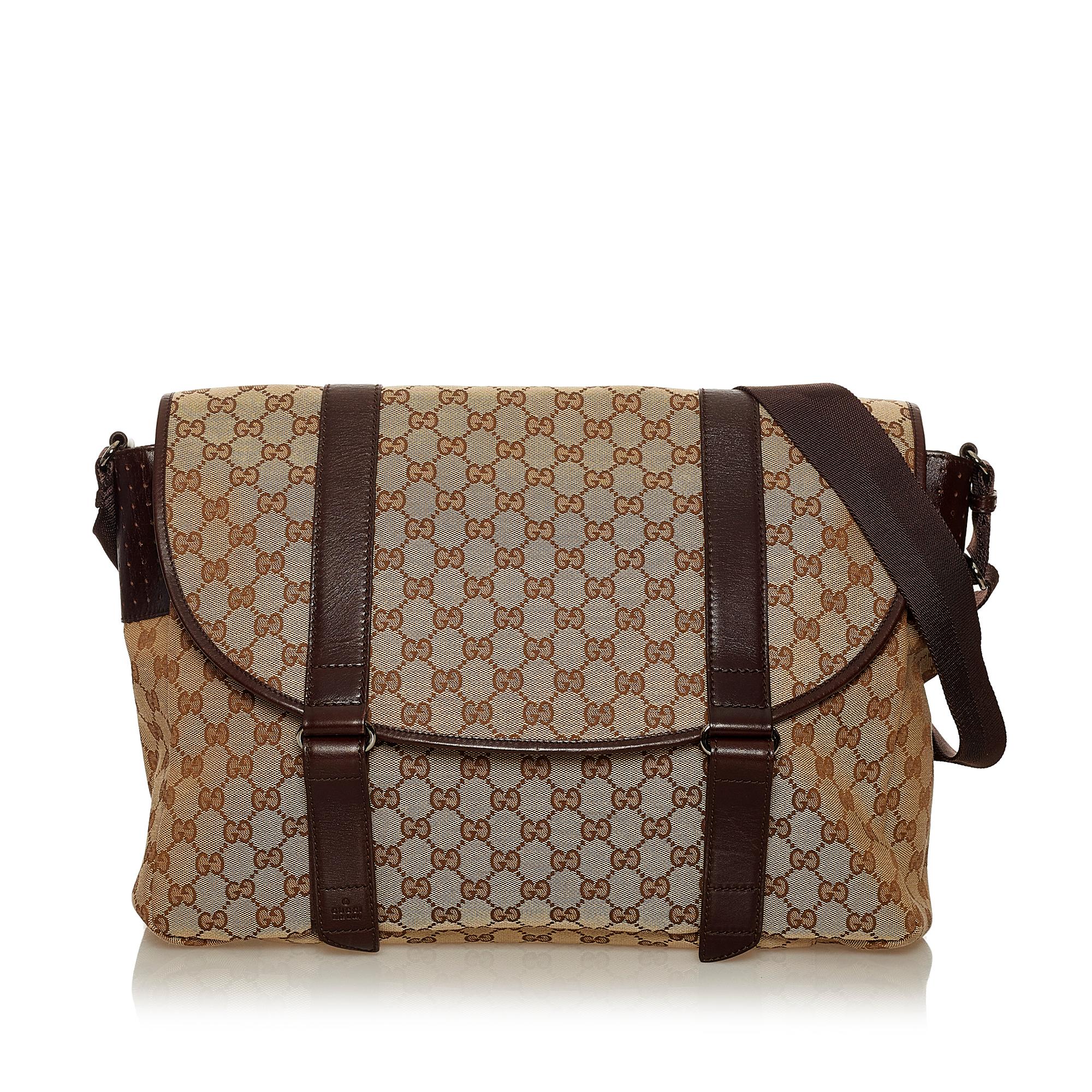 Gucci Gucci Canvas Crossbody Bag (SHG-28989)