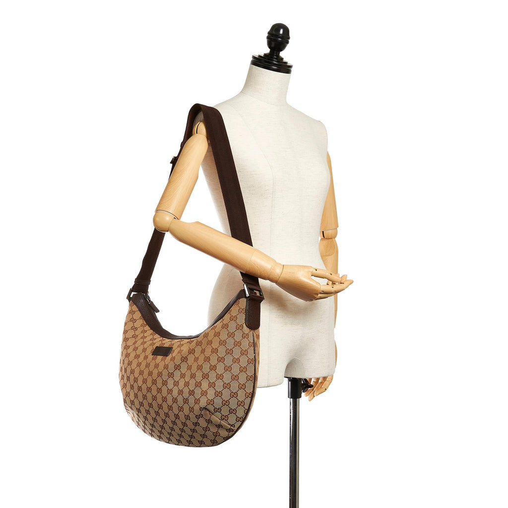 Gucci Gucci Canvas Crossbody Bag (SHG-29366)