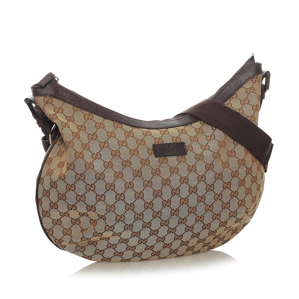 Gucci Gucci Canvas Crossbody Bag (SHG-29366)