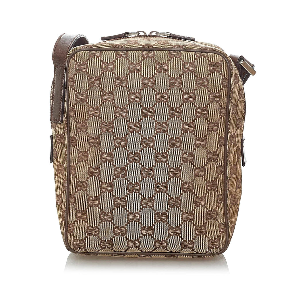 Gucci Gucci Canvas Crossbody Bag (SHG-29606)