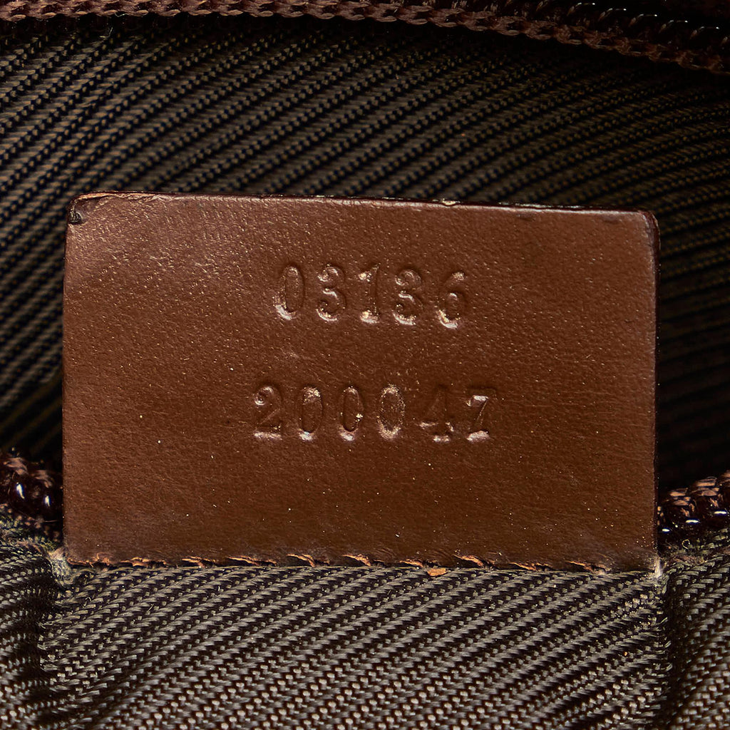 Gucci Gucci Canvas Crossbody Bag (SHG-29606)