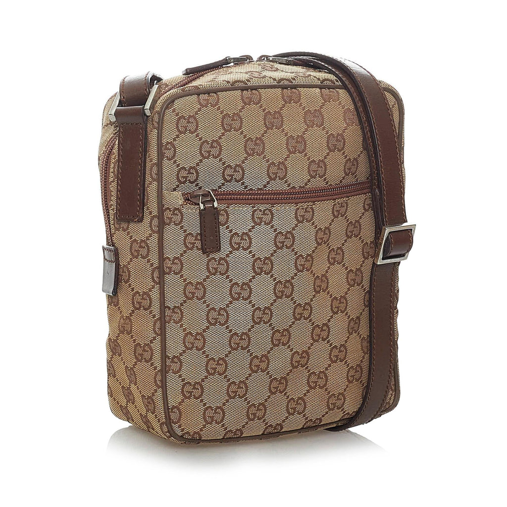 Gucci Gucci Canvas Crossbody Bag (SHG-29606)