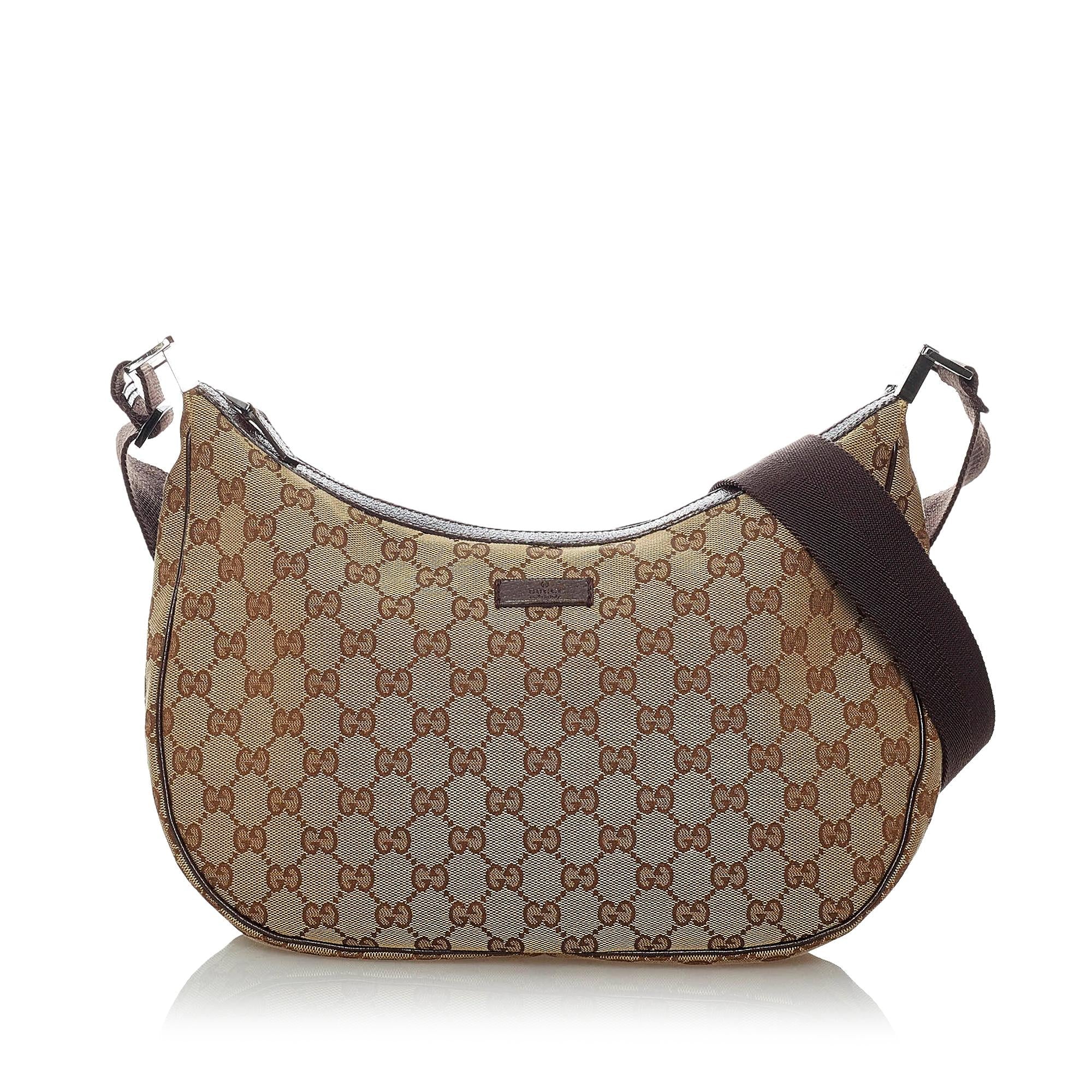 Gucci Gucci Canvas Crossbody Bag (SHG-29818)