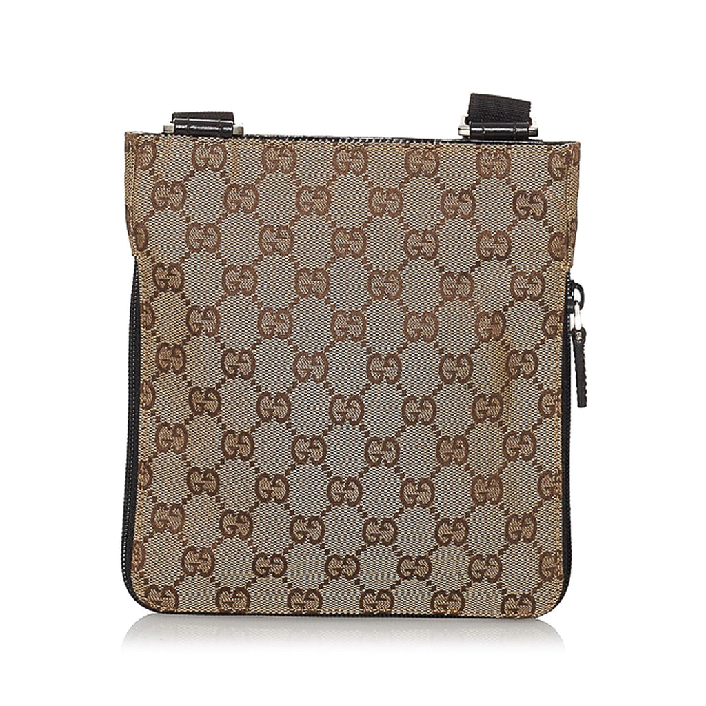 Gucci Gucci Canvas Crossbody Bag (SHG-29973)