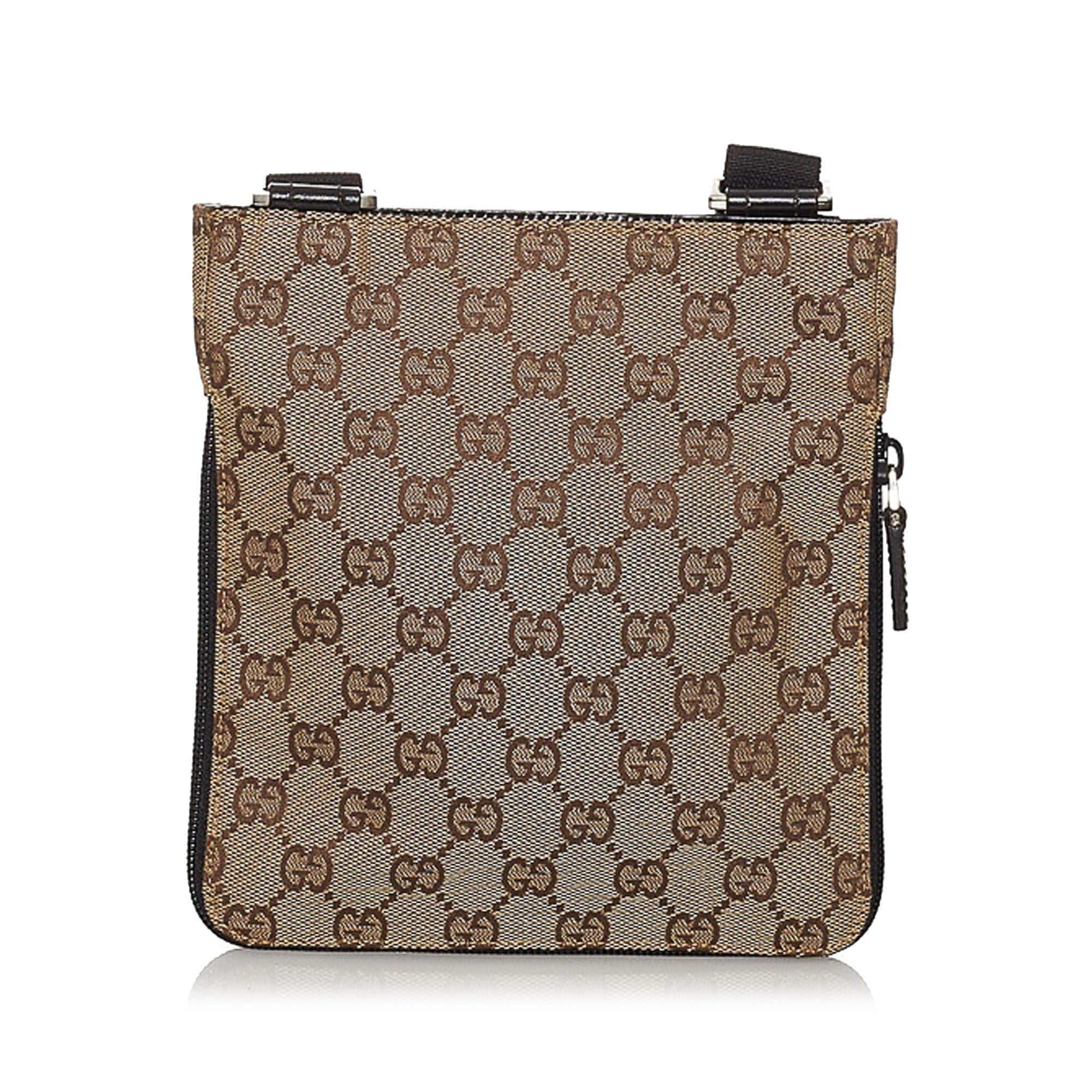 Gucci Gucci Canvas Crossbody Bag (SHG-29973)