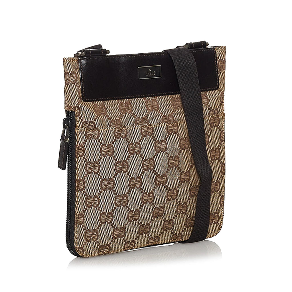 Gucci Gucci Canvas Crossbody Bag (SHG-29973)