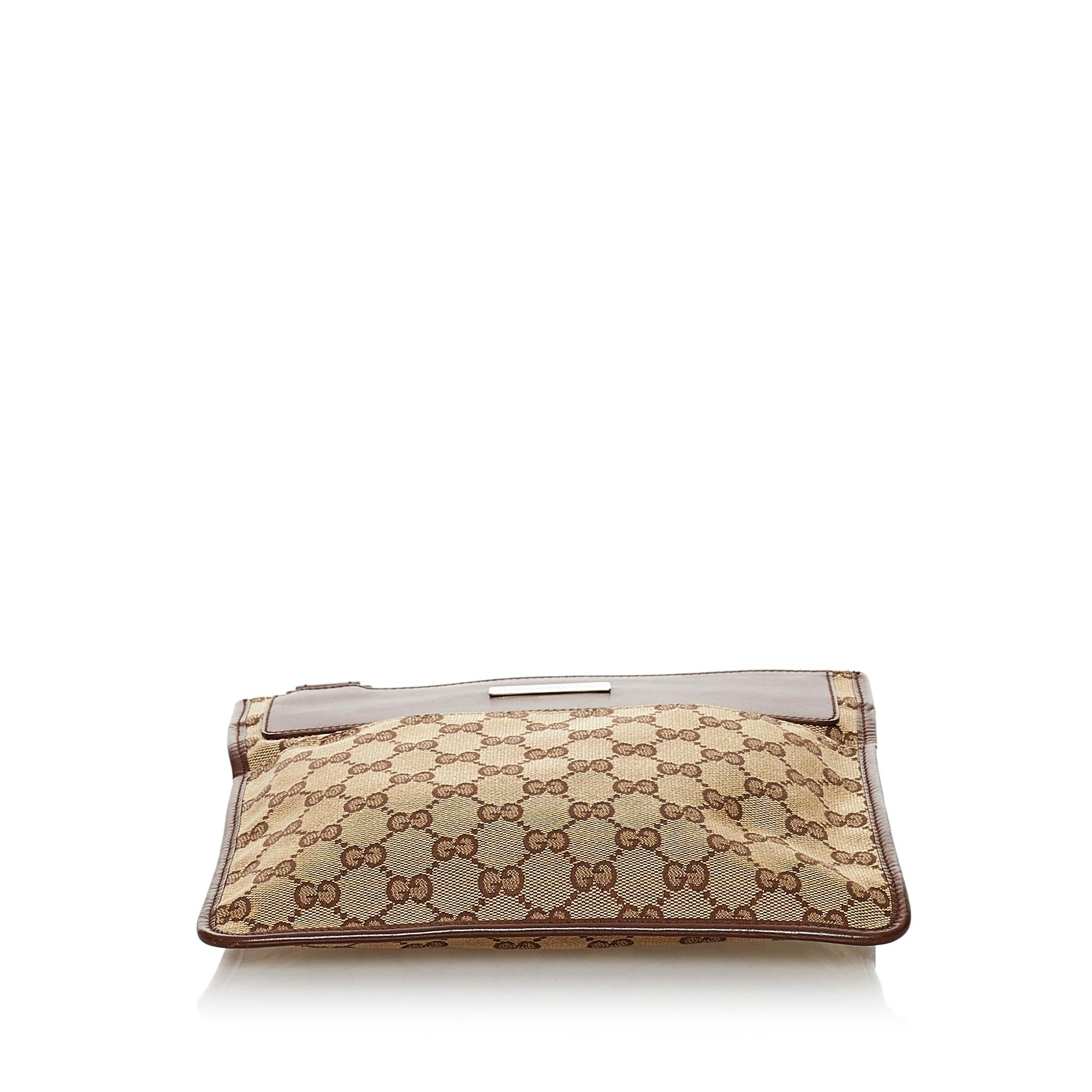 Gucci Gucci Canvas Crossbody Bag (SHG-30529)