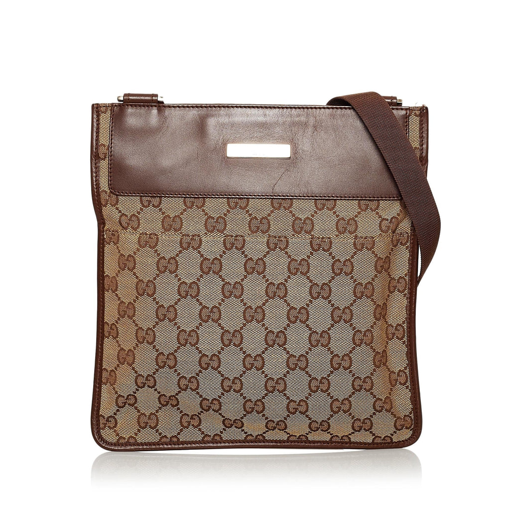 Gucci Gucci Canvas Crossbody Bag (SHG-30529)