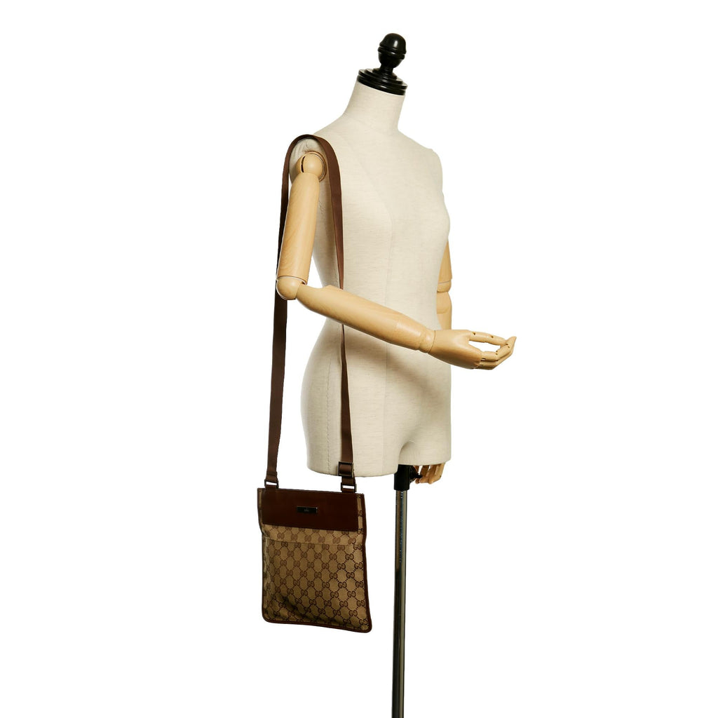 Gucci Gucci Canvas Crossbody Bag (SHG-30529)
