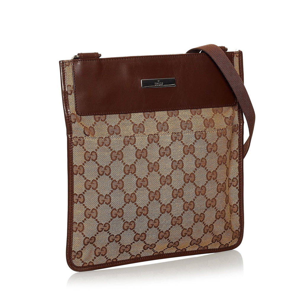 Gucci Gucci Canvas Crossbody Bag (SHG-30529)