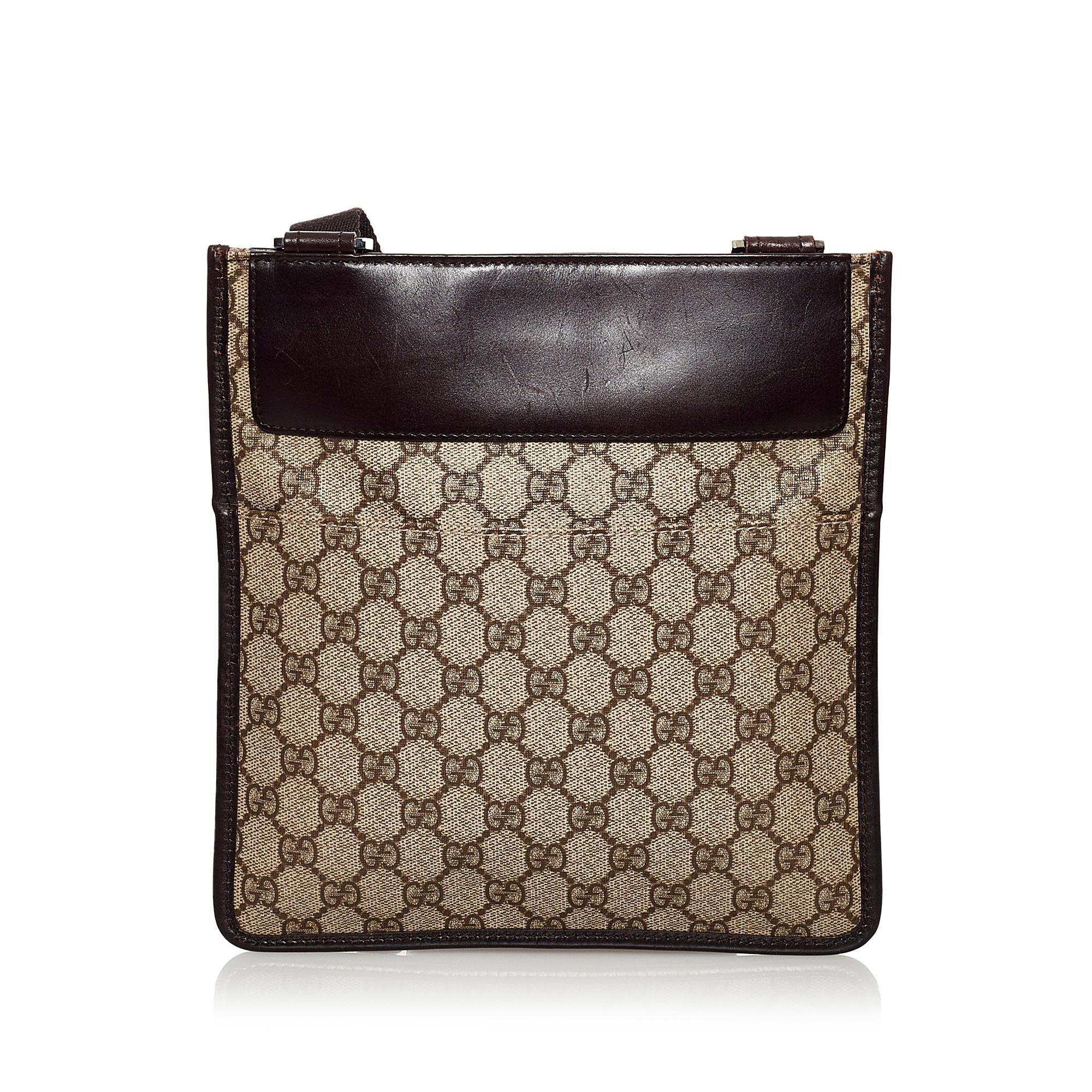 Gucci Gucci Canvas Crossbody Bag (SHG-30851)