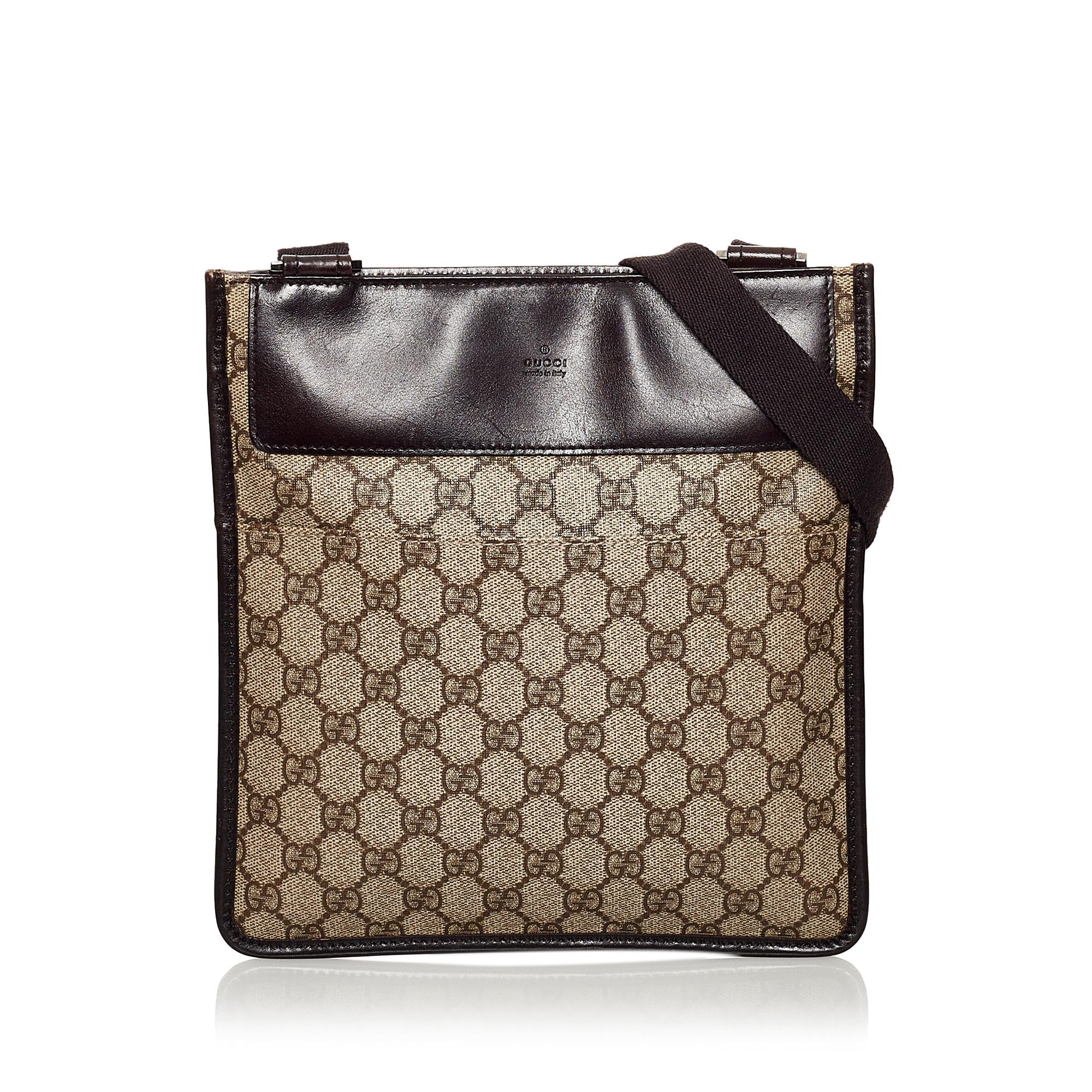 Gucci Gucci Canvas Crossbody Bag (SHG-30851)