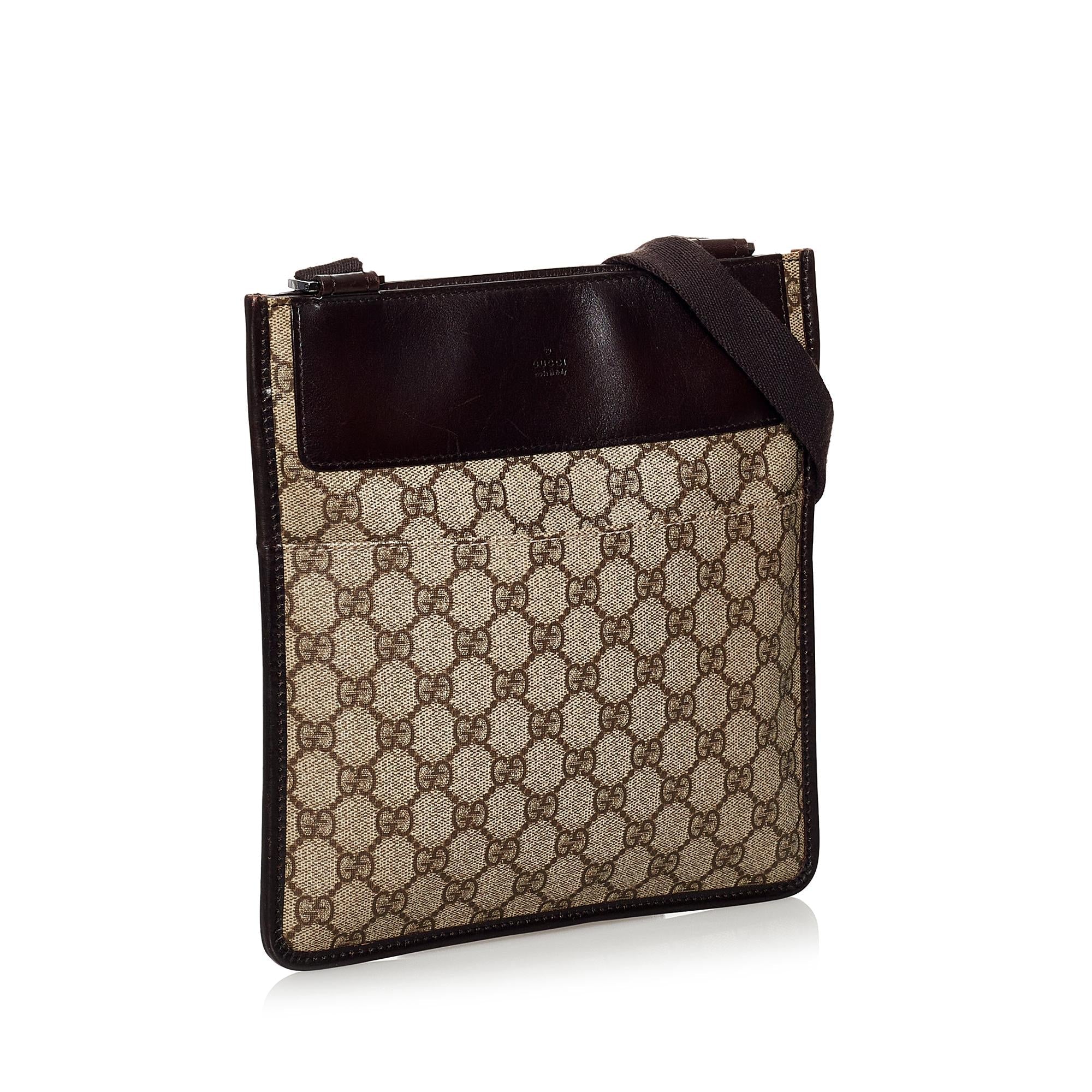 Gucci Gucci Canvas Crossbody Bag (SHG-30851)