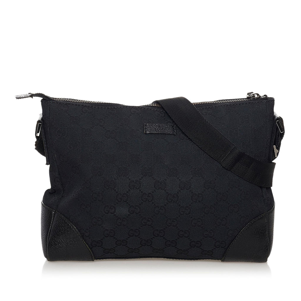 Gucci Gucci Canvas Crossbody Bag (SHG-31768)