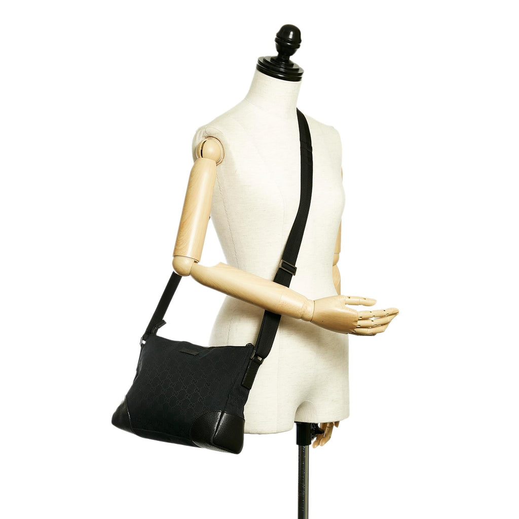 Gucci Gucci Canvas Crossbody Bag (SHG-31768)