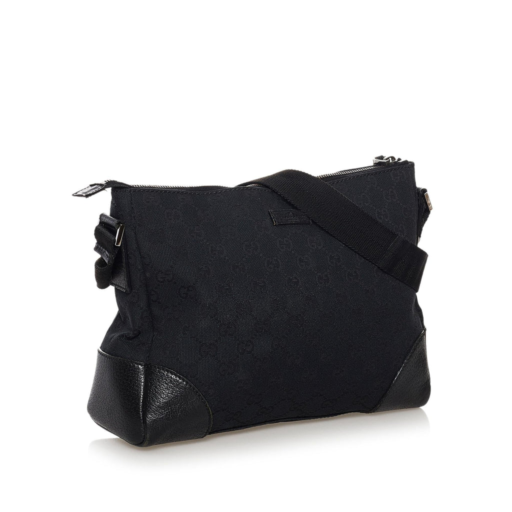 Gucci Gucci Canvas Crossbody Bag (SHG-31768)