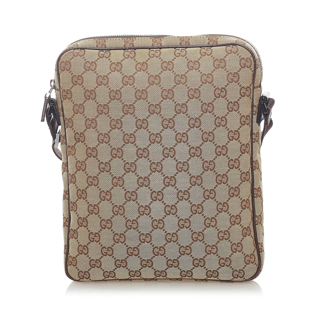 Gucci Gucci Canvas Crossbody Bag (SHG-31993)