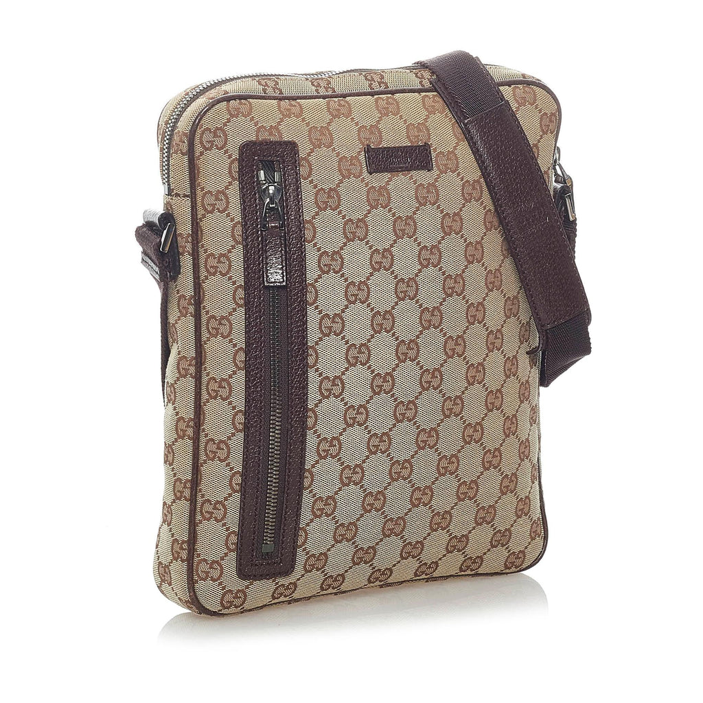 Gucci Gucci Canvas Crossbody Bag (SHG-31993)