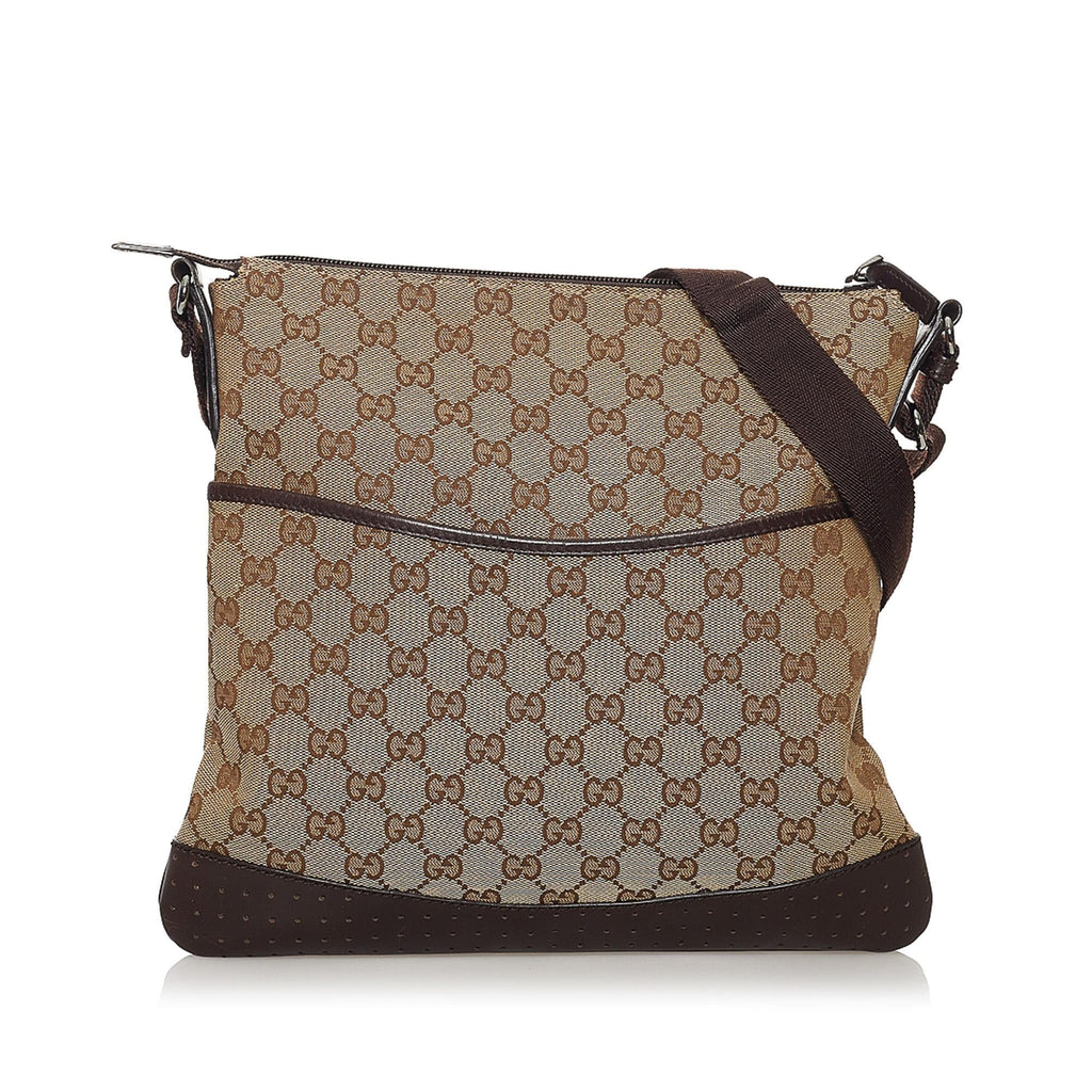 Gucci Gucci Canvas Crossbody Bag (SHG-32218)