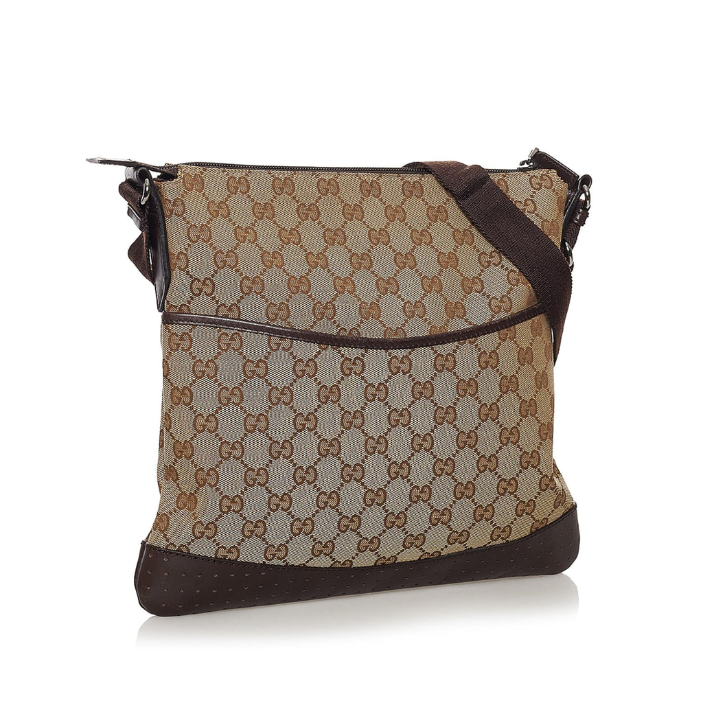 Gucci Gucci Canvas Crossbody Bag (SHG-32218)