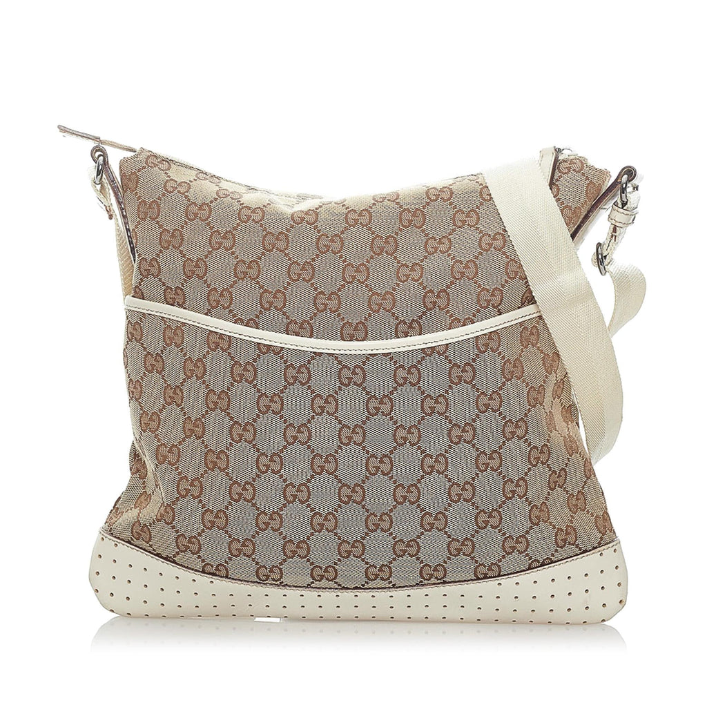 Gucci Gucci Canvas Crossbody Bag (SHG-32226)