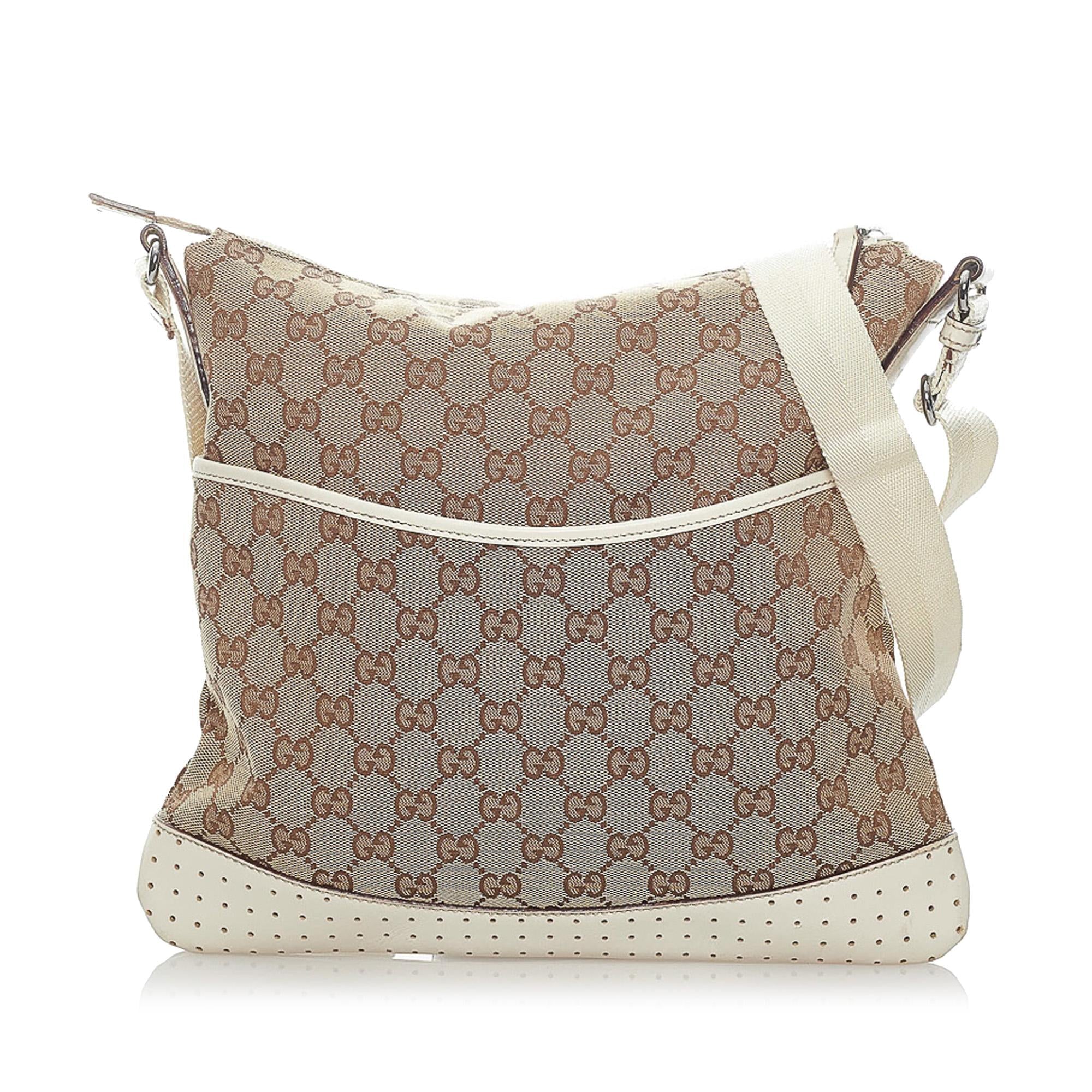 Gucci Gucci Canvas Crossbody Bag (SHG-32226)