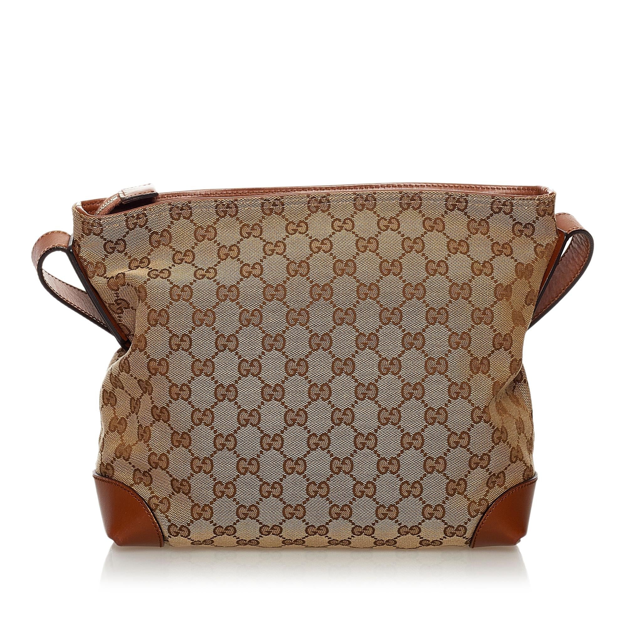 Gucci Gucci Canvas Crossbody Bag (SHG-32257)