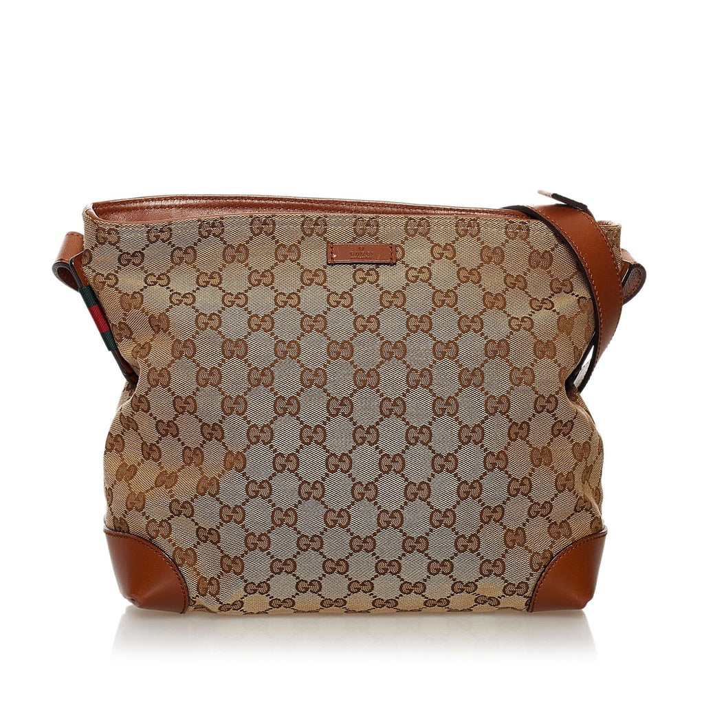 Gucci Gucci Canvas Crossbody Bag (SHG-32257)