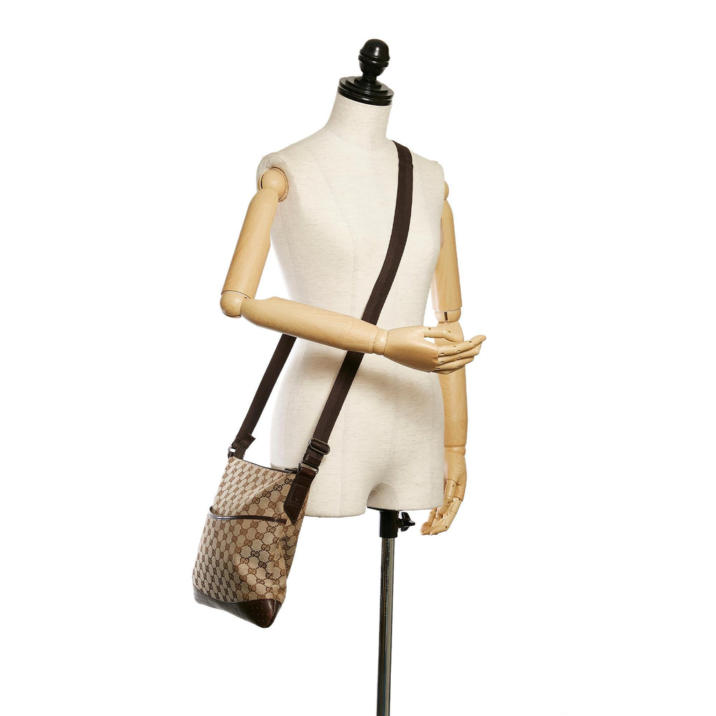 Gucci Gucci Canvas Crossbody Bag (SHG-32412)