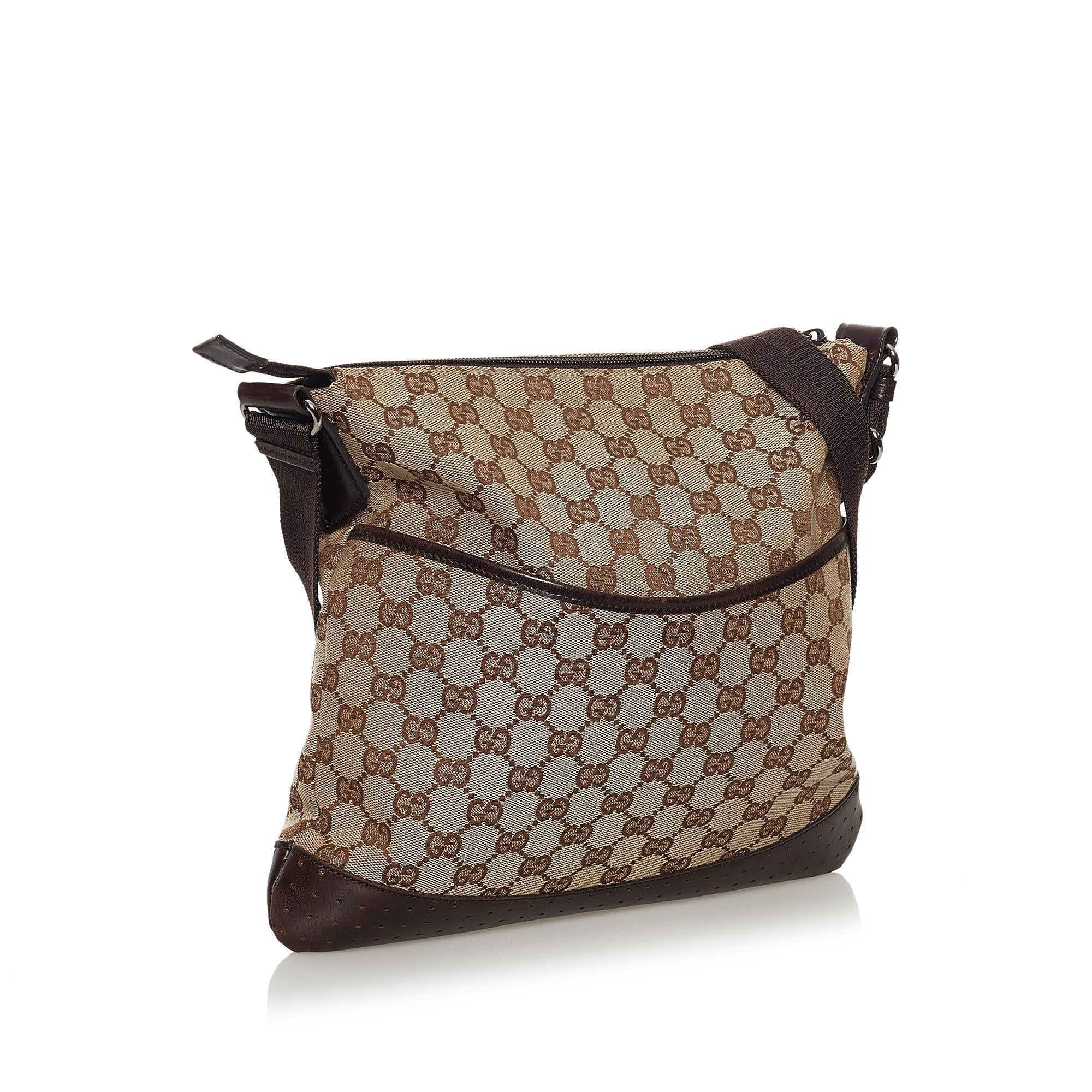 Gucci Gucci Canvas Crossbody Bag (SHG-32412)