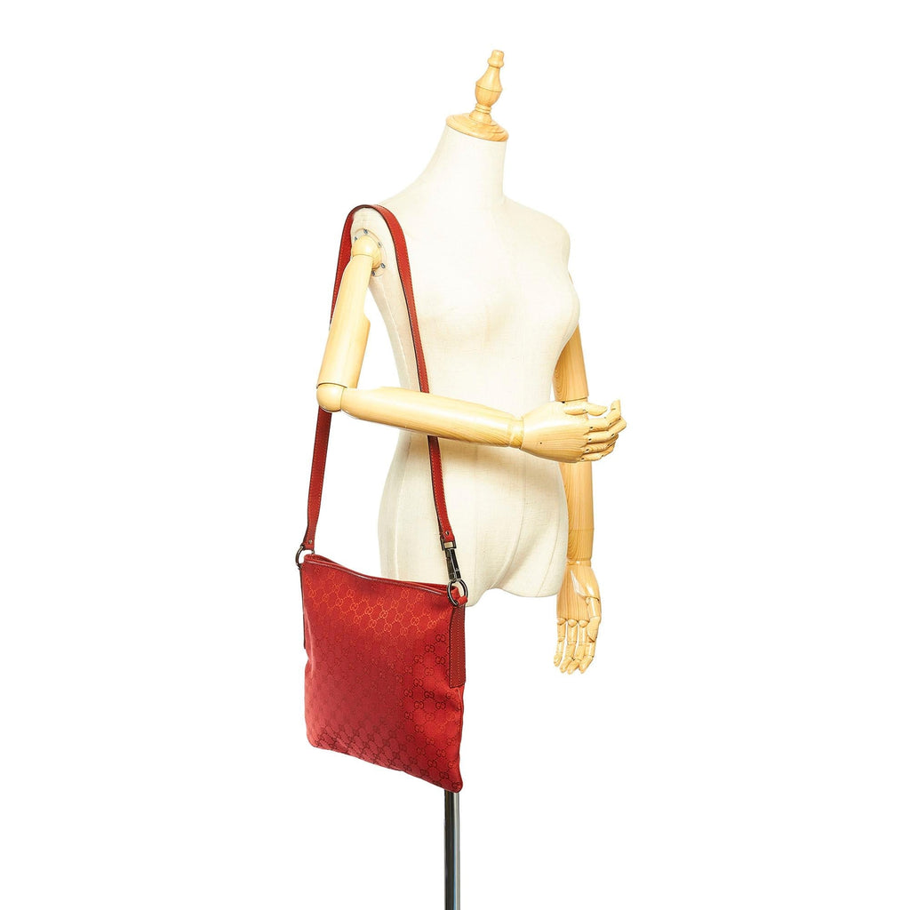 Gucci Gucci Canvas Crossbody Bag (SHG-32505)
