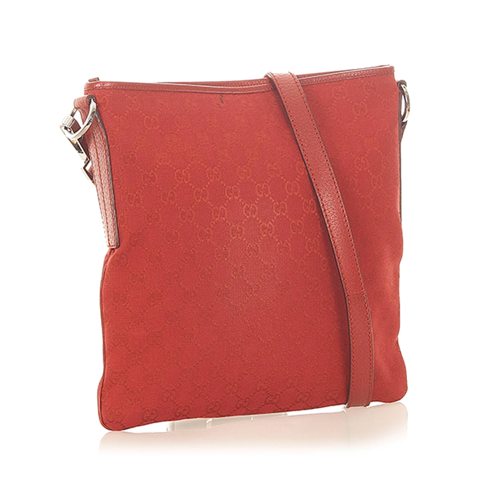 Gucci Gucci Canvas Crossbody Bag (SHG-32505)