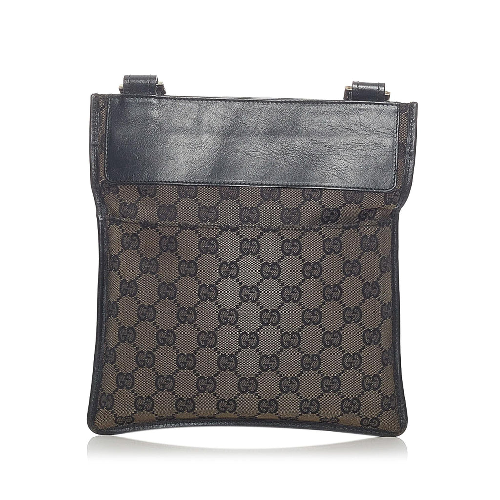 Gucci Gucci Canvas Crossbody Bag (SHG-32582)
