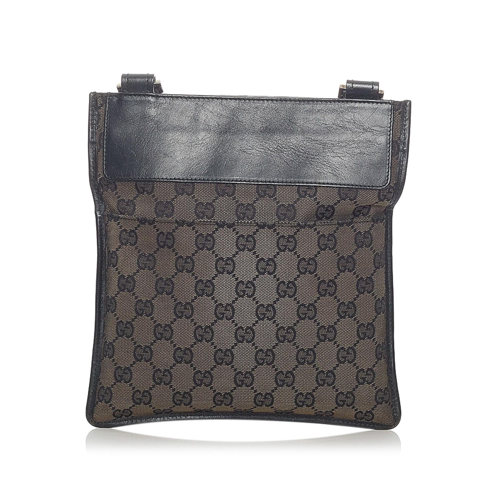 Gucci Gucci Canvas Crossbody Bag (SHG-32582)