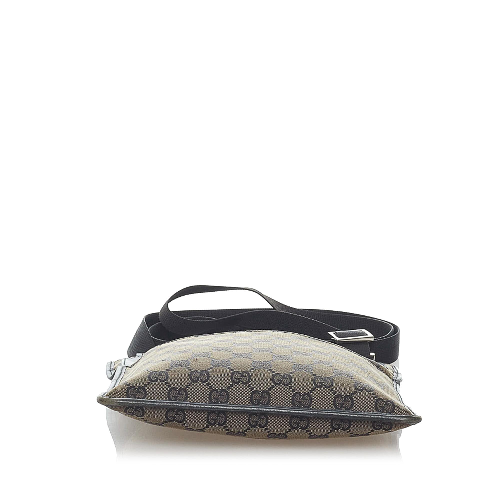 Gucci Gucci Canvas Crossbody Bag (SHG-32582)