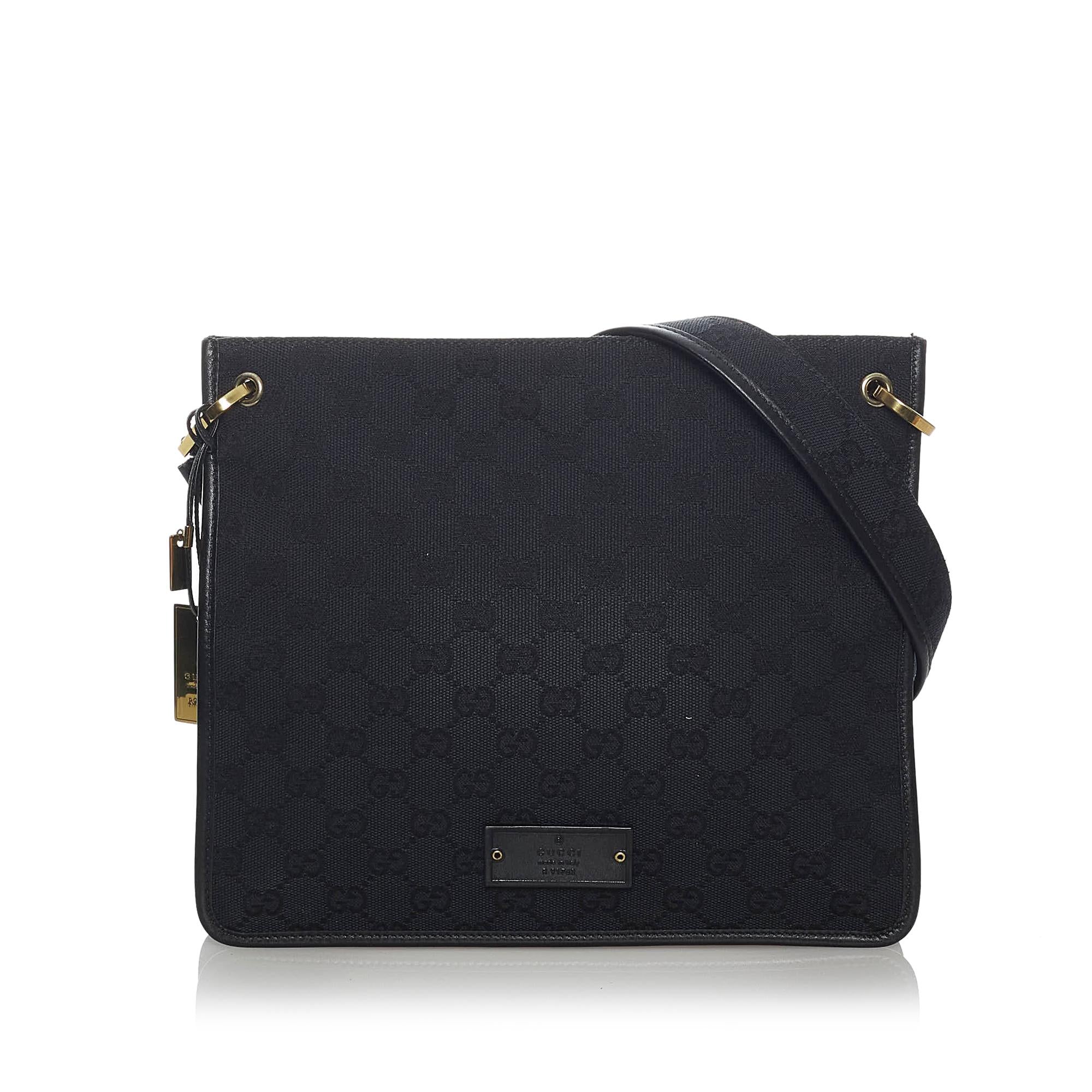 Gucci Gucci Canvas Crossbody Bag (SHG-32822)
