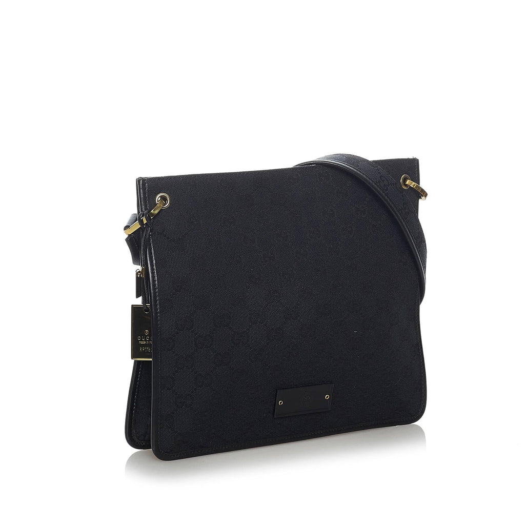 Gucci Gucci Canvas Crossbody Bag (SHG-32822)