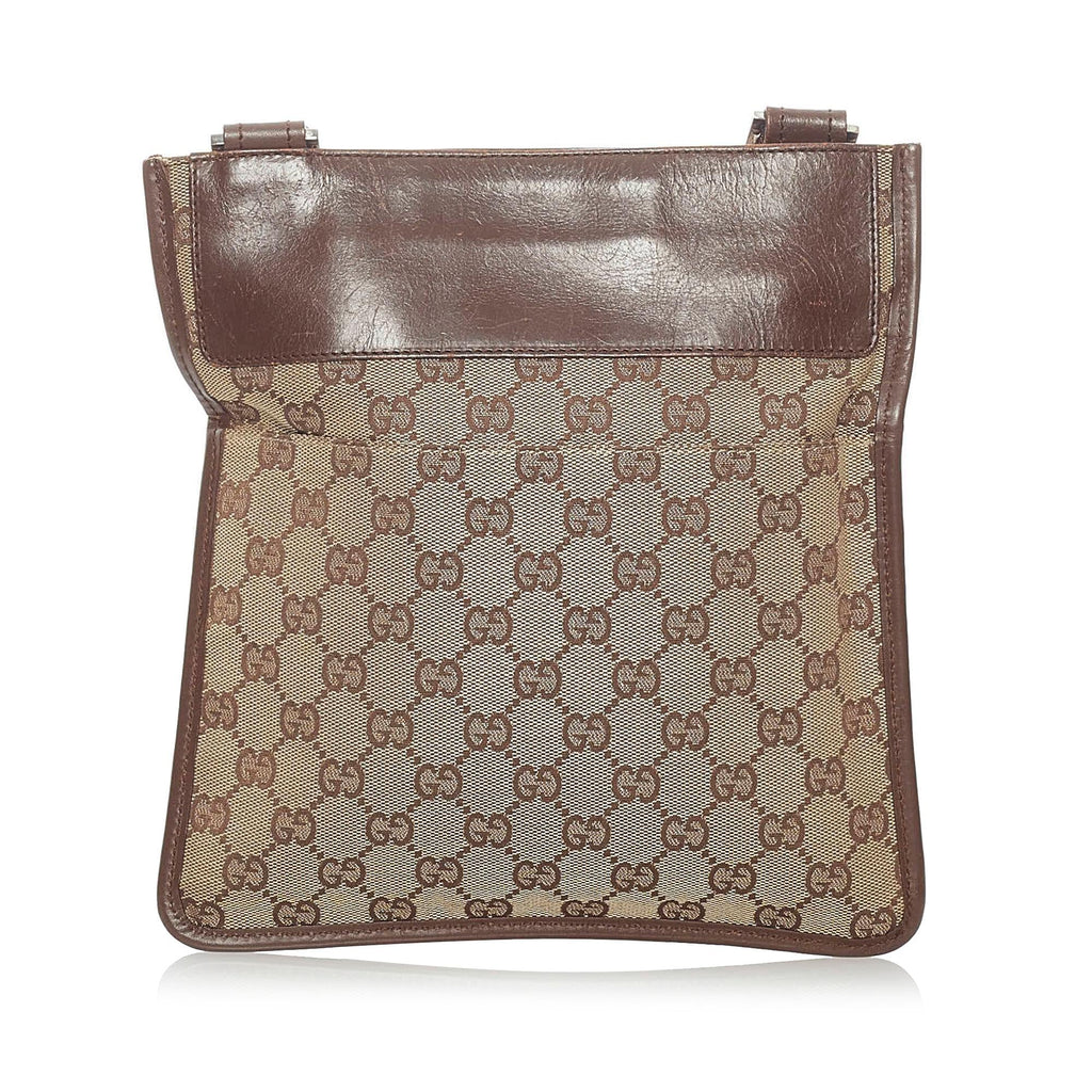 Gucci Gucci Canvas Crossbody Bag (SHG-32827)