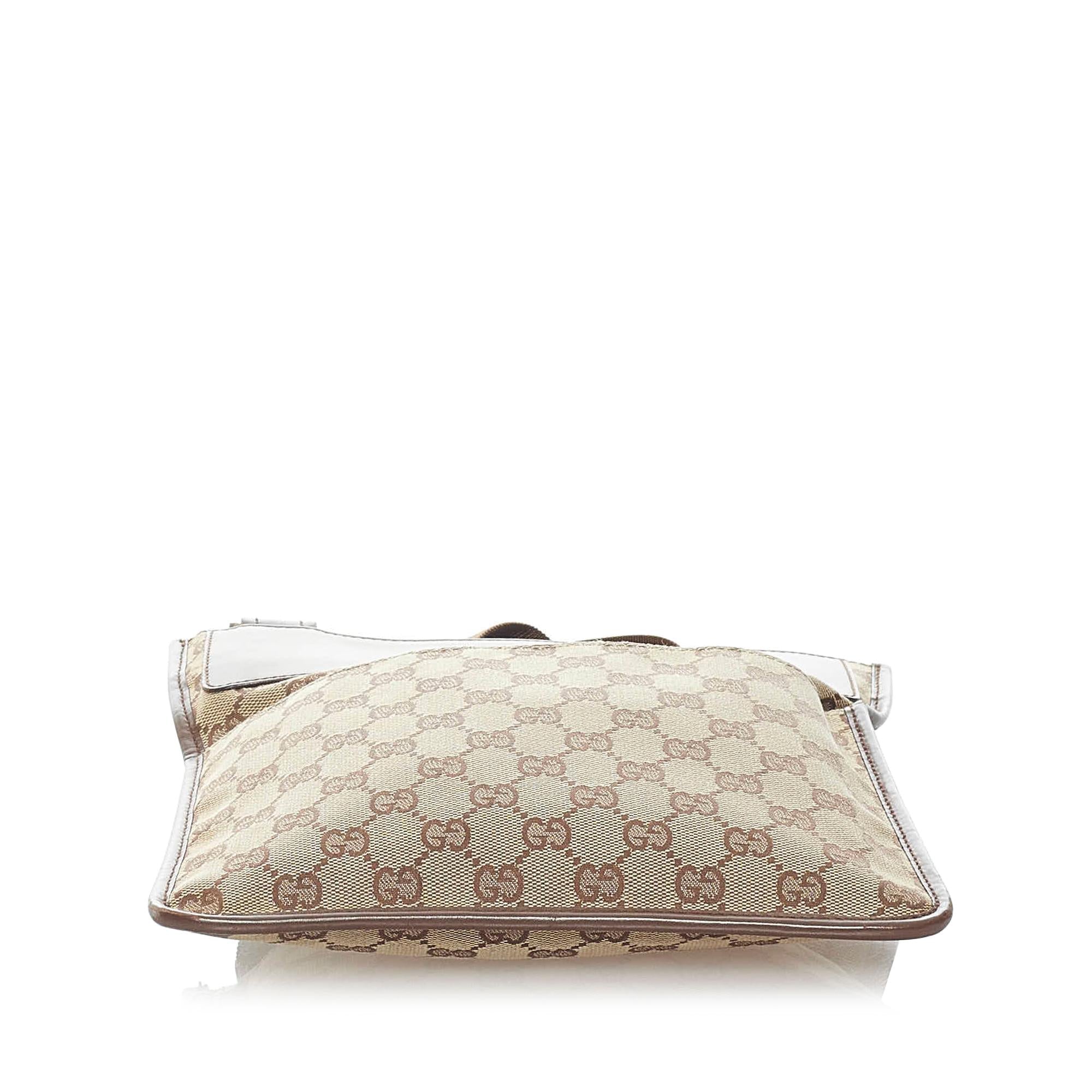 Gucci Gucci Canvas Crossbody Bag (SHG-32827)