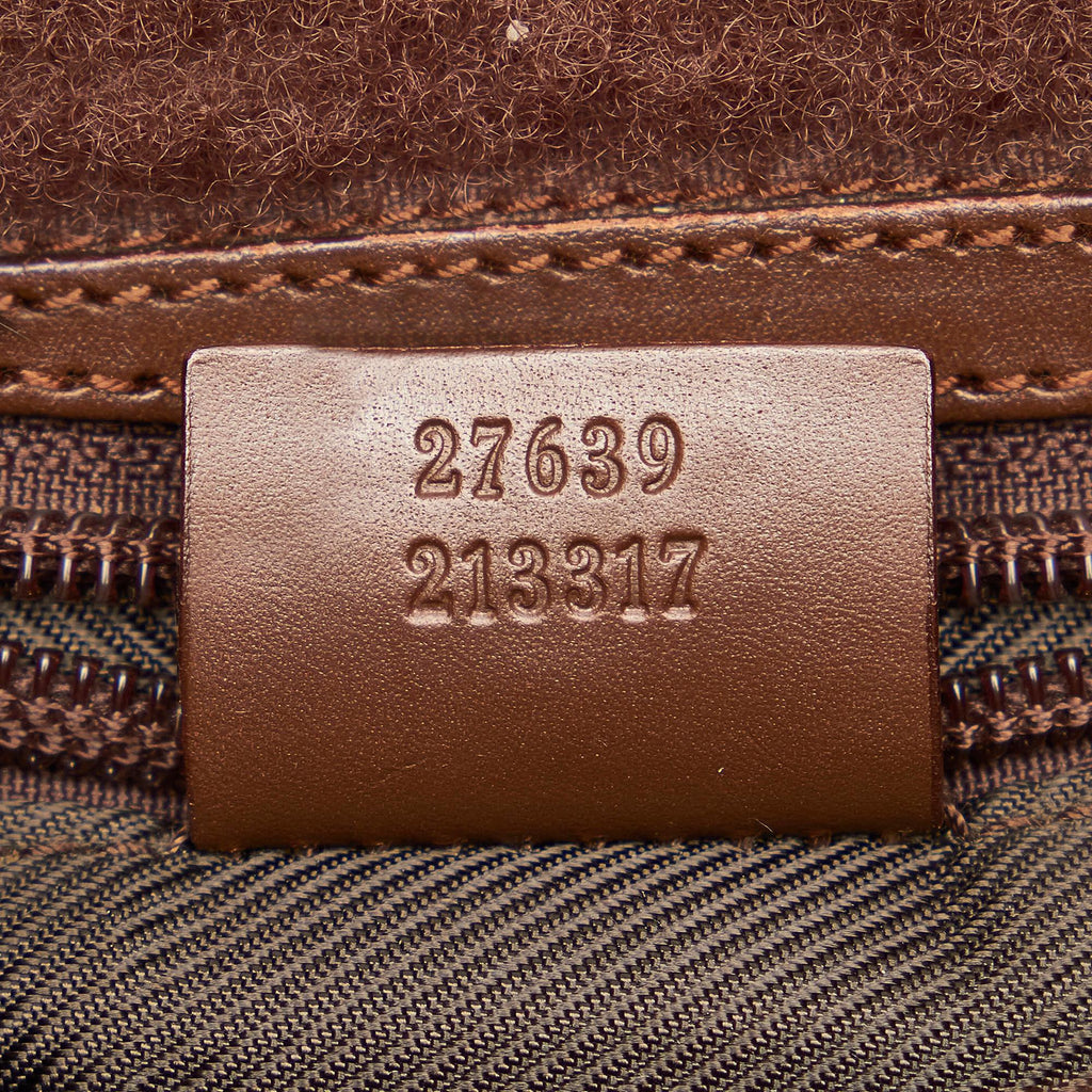 Gucci Gucci Canvas Crossbody Bag (SHG-32827)