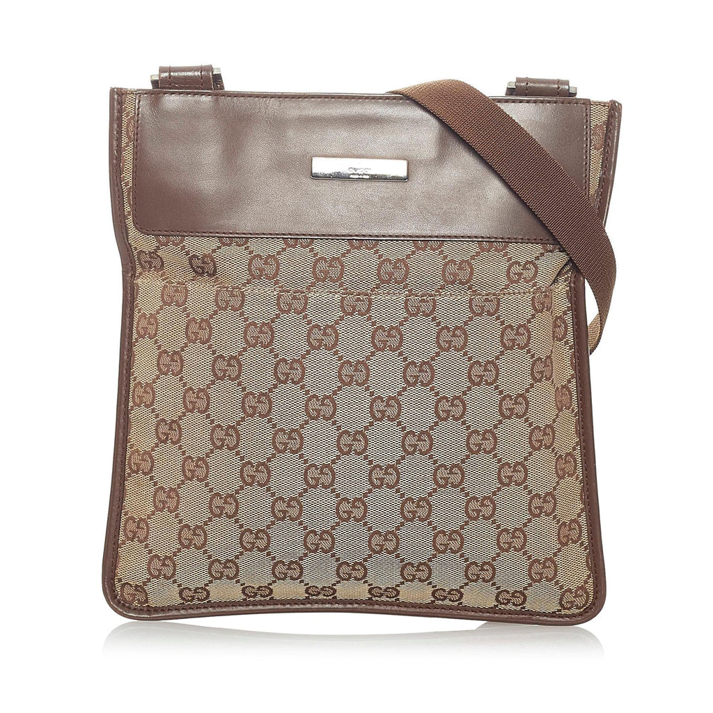 Gucci Gucci Canvas Crossbody Bag (SHG-32827)