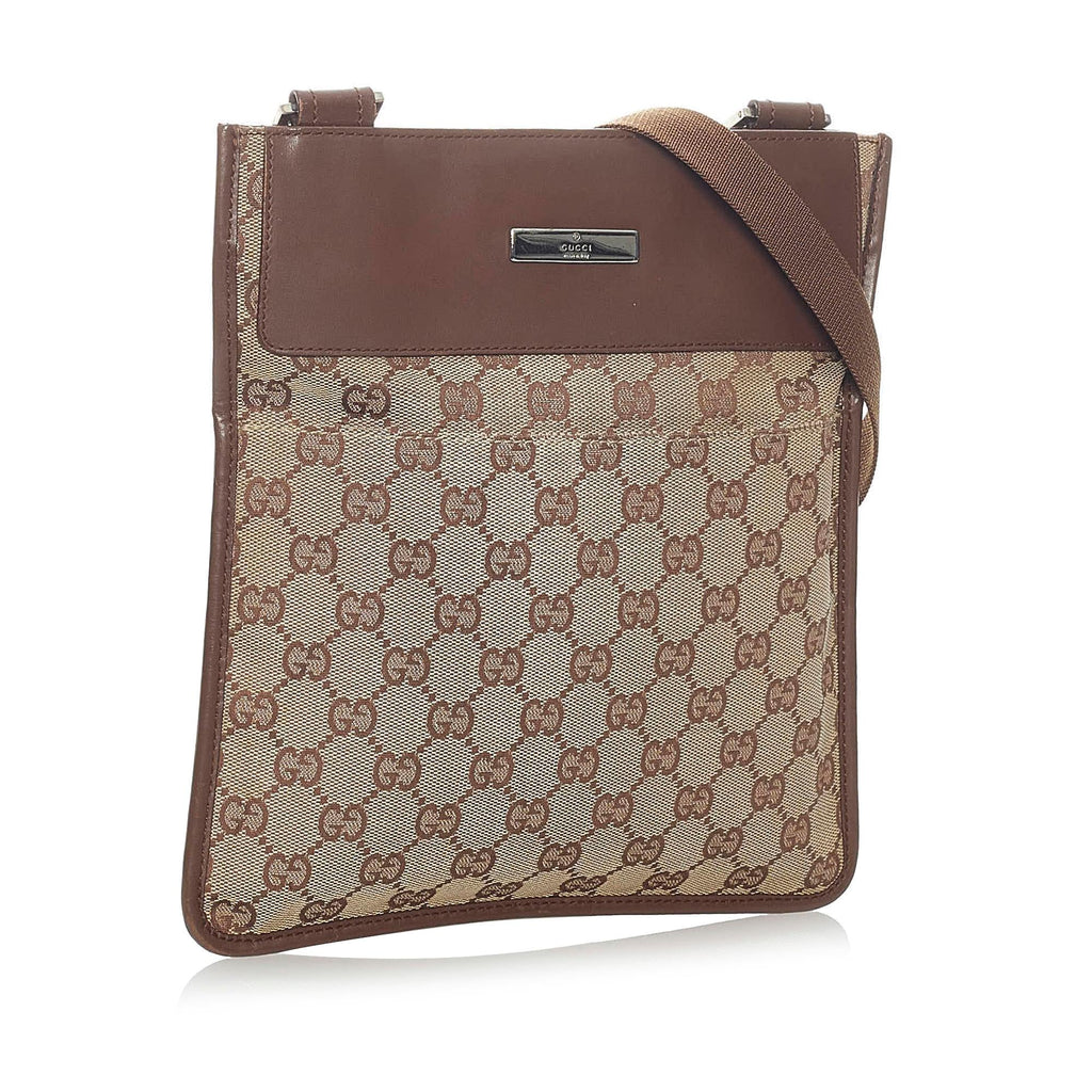 Gucci Gucci Canvas Crossbody Bag (SHG-32827)