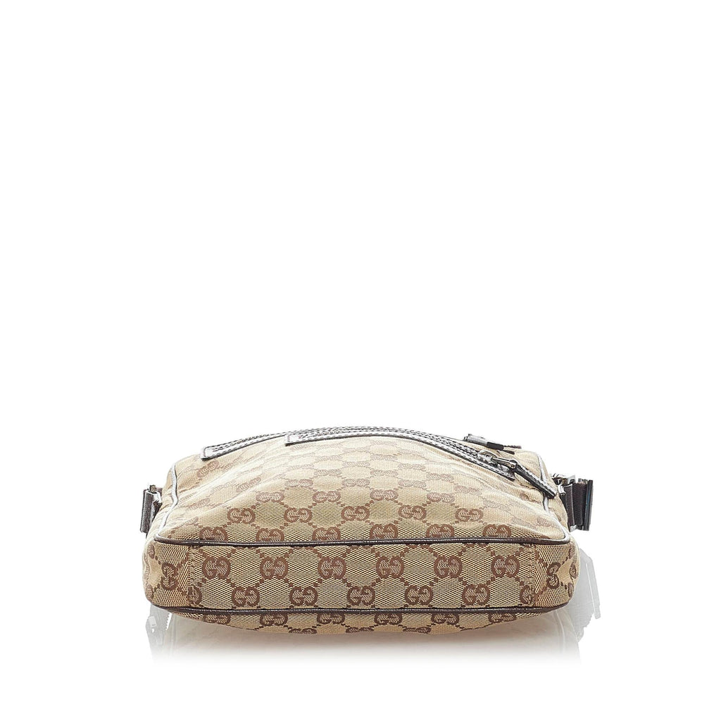 Gucci Gucci Canvas Crossbody Bag (SHG-32837)