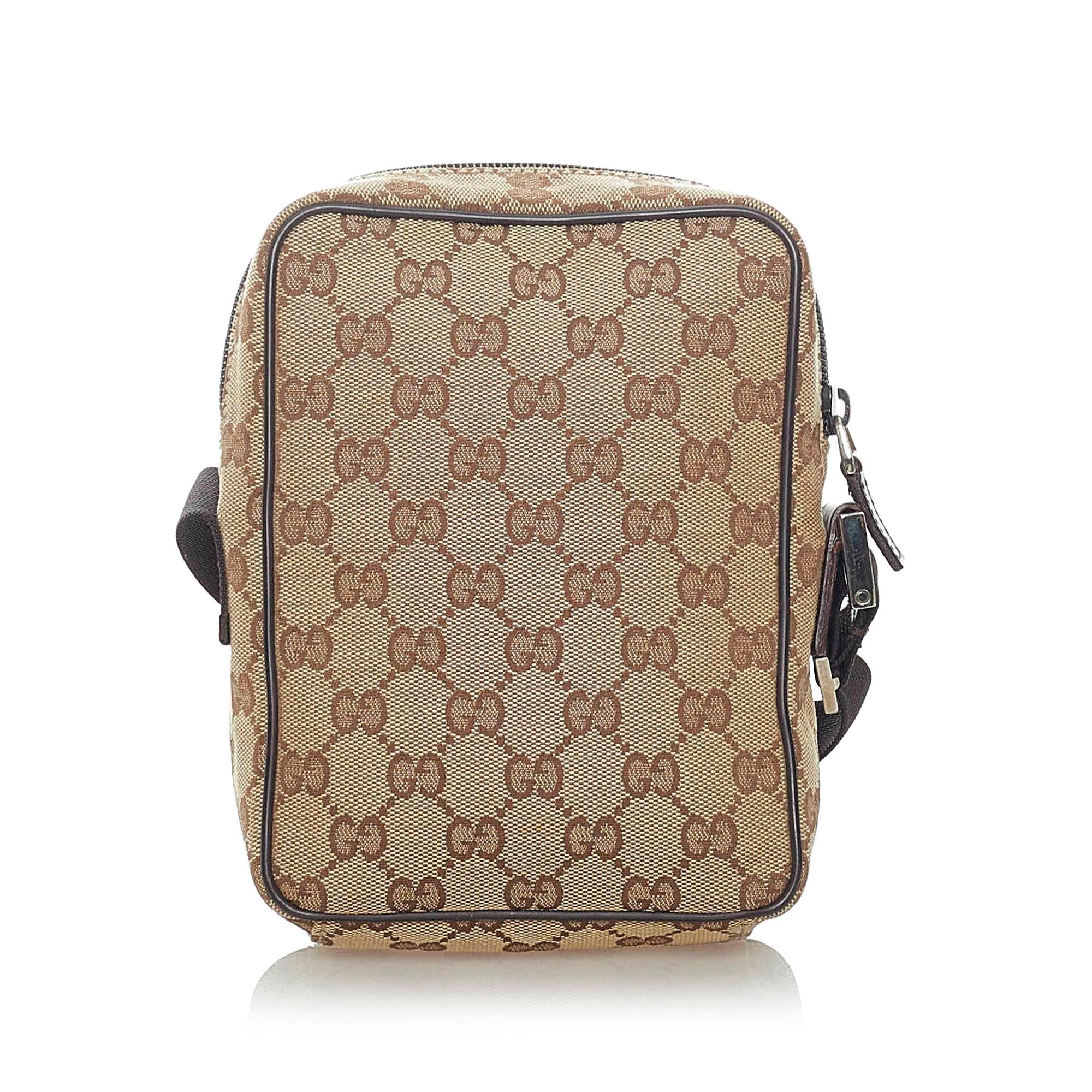 Gucci Gucci Canvas Crossbody Bag (SHG-33082)